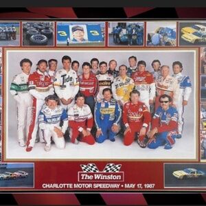 1987 Winston All-Star Race Driver Photo at Charlotte Motor Speedway, NASCAR